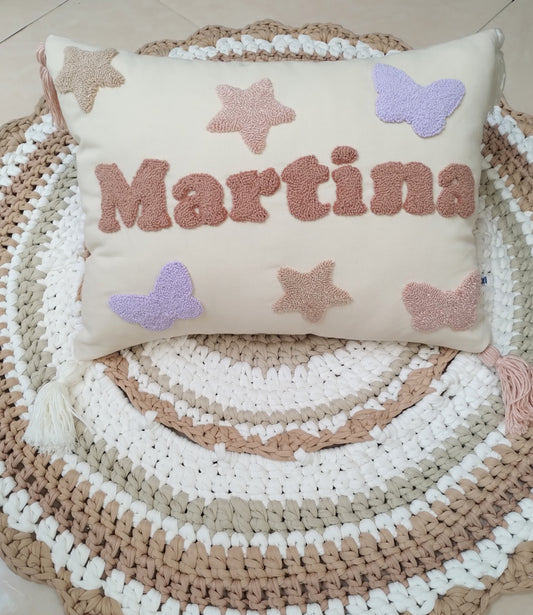 Cojín con nombre
